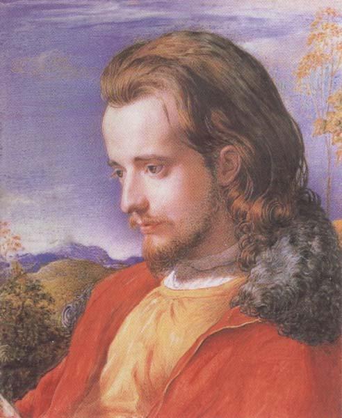 George Richmond Portrait of an Artist oil painting image